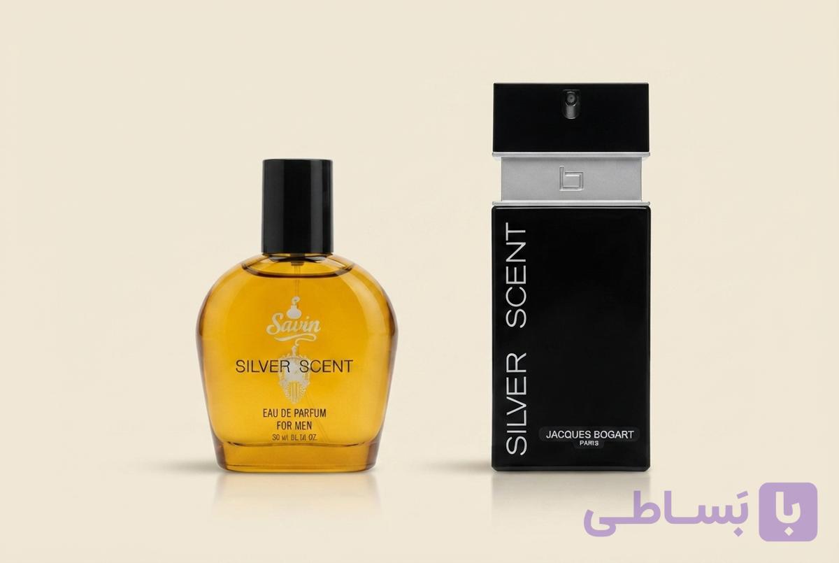 ادکلن مردانه ساوین مدل سیلور سنت حجم ۳۰ میل — تصویر 1