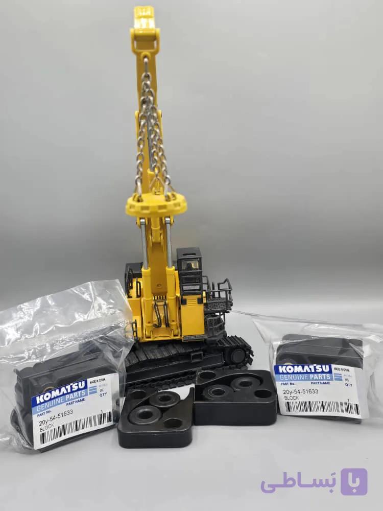 جا غلطکی ریل شیشه جلو بیل مکانیکی PC220-7