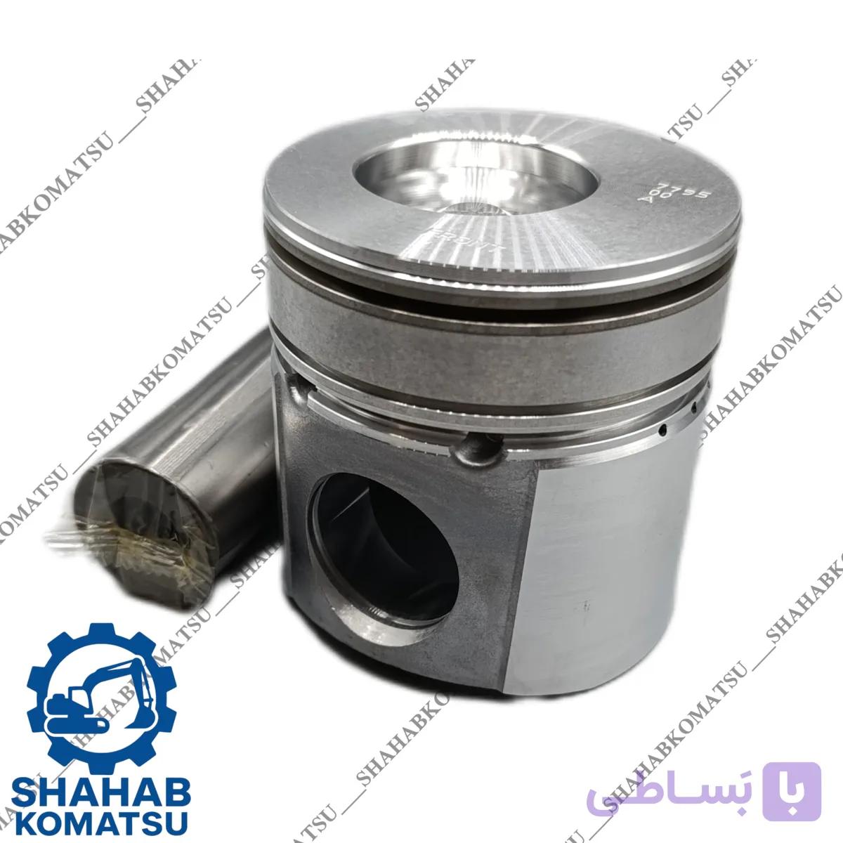 پیستون موتور همراه با گژن پین PC220-7