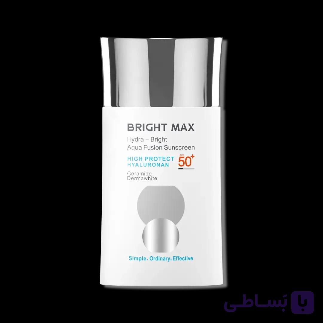 فلوئید ضد آفتاب برایت مکس دارای spf50 حجم 50 میلی لیتر