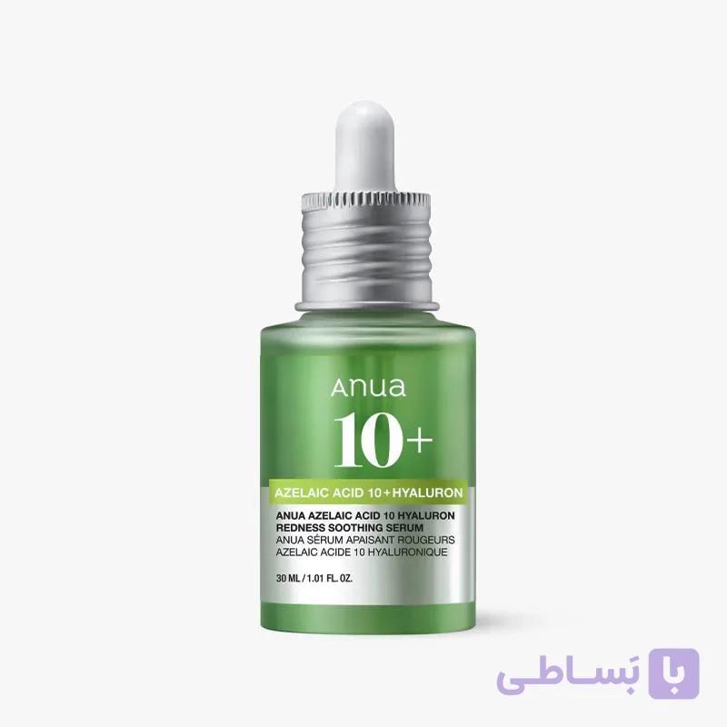 سرم ضدجوش و تسکین‌دهنده آنوا آزلائیک اسید 10% و هیالورون | آبرسان و ضد التهاب پوست