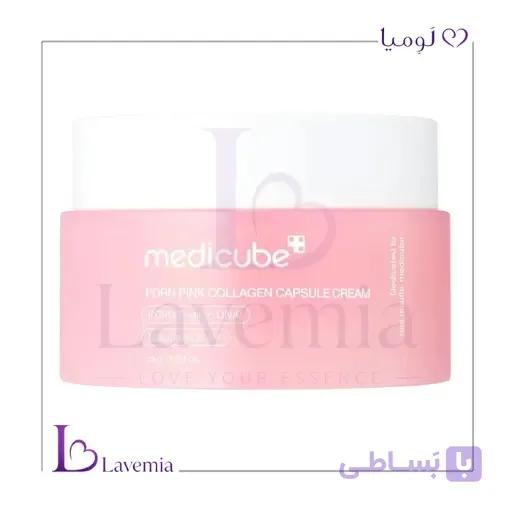 کرم کپسول کلاژن و PDRN مدی کیوب 55 گرم | Medicube PDRN Pink Collagen Capsule Cream 55g — تصویر 1