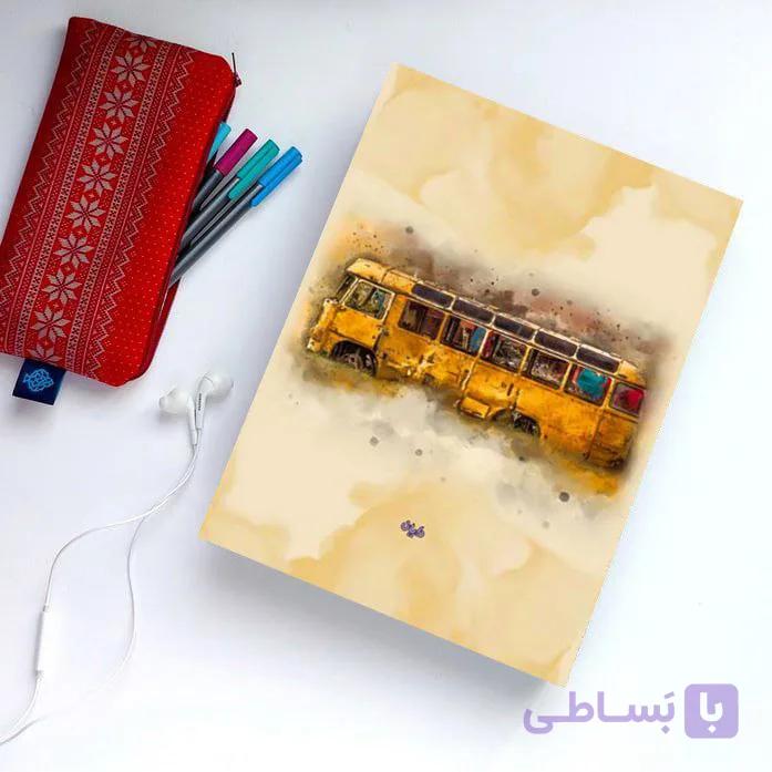 دفتر کلاسوری 100 برگ حلقه فلزی