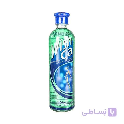 شامپو بدن ویشکا با عصاره مورد و خیار 600 گرم (آبی)