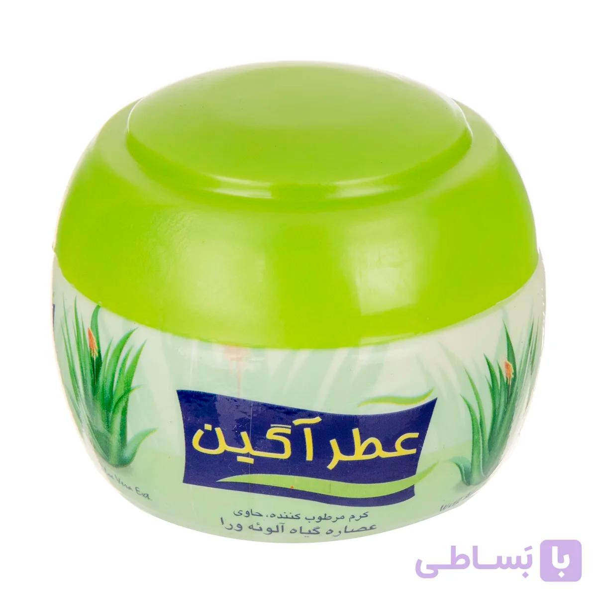 کرم مرطوب کننده و نرم کننده آلوئه ورا عطرآگین 150 گرم