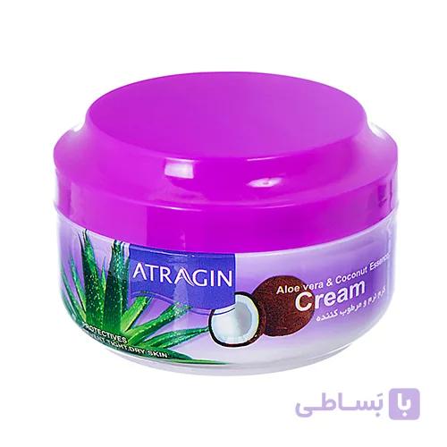 کرم مرطوب کننده آلوئه ورا + نعنا عطرآگین 200 میلی لیتر