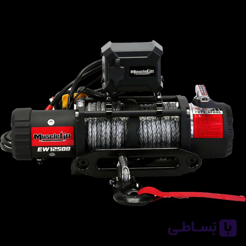 وینچ ۱۲۵۰۰ پوند طناب الیافی تیمکس ماسل لیفت T-Max Muscle Lift – انتخاب حرفه‌ای آفرود ماسل لیفت تیمکس