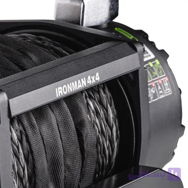 وینچ ۱۲,۰۰۰ الیاف آیرون‌من مدل IMW12000MSR (Ironman 4x4 Winch 12000 Synthetic Rope - IMW12000MSR)