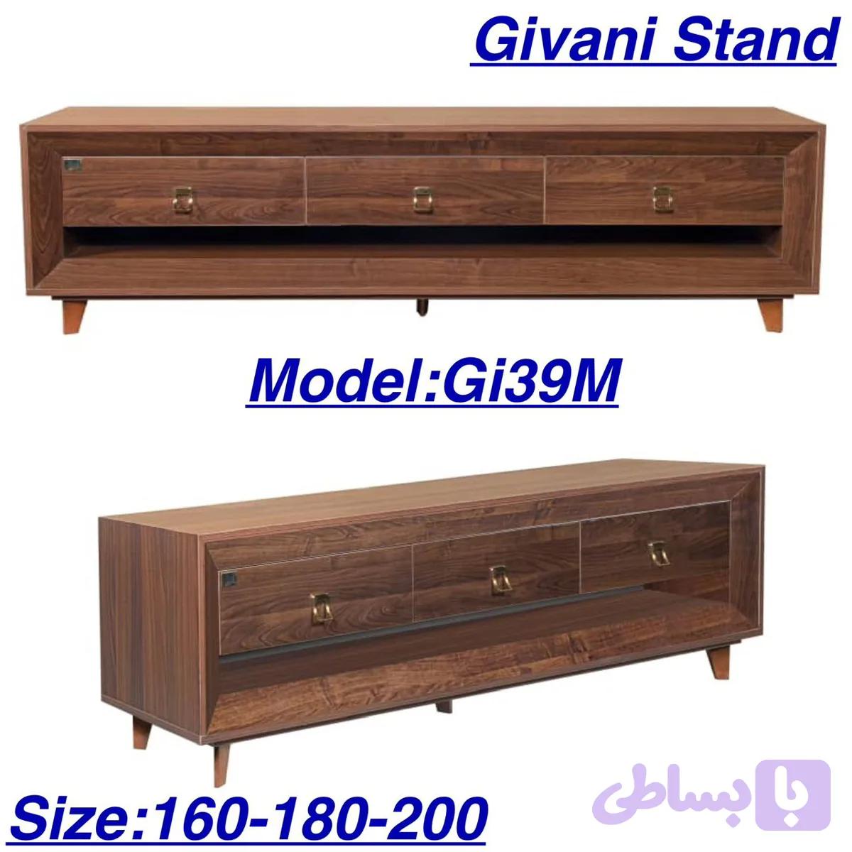 میز تلویزیون سه کشو مدل Gi0039M