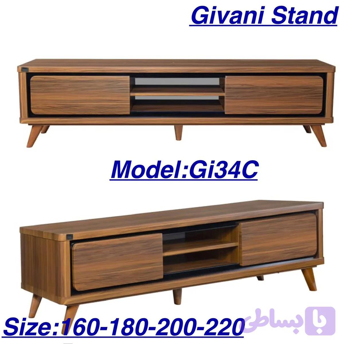 میز تلویزیون ام دی اف - وکیوم مدل GI0034C