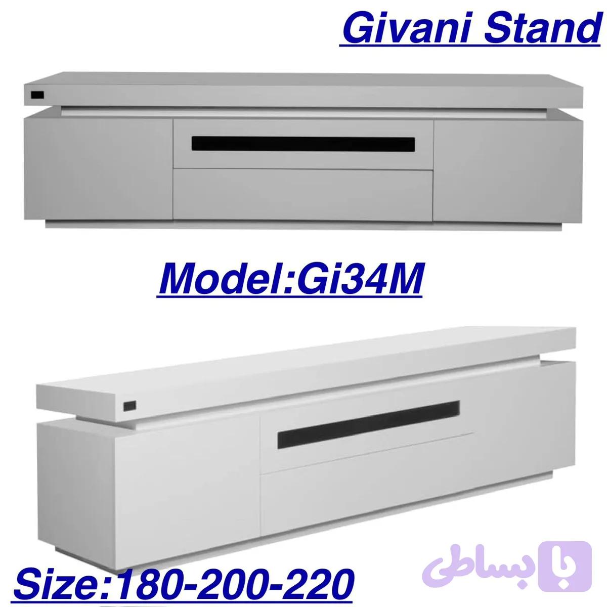 میز تلویزیون هایگلاس مدل GI0034M