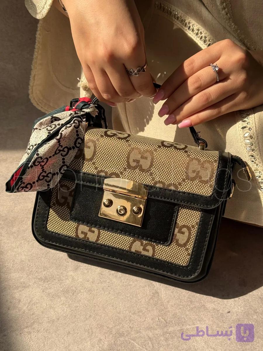 کیف مجلسی زنانه برند Gucci مدل گلورا
