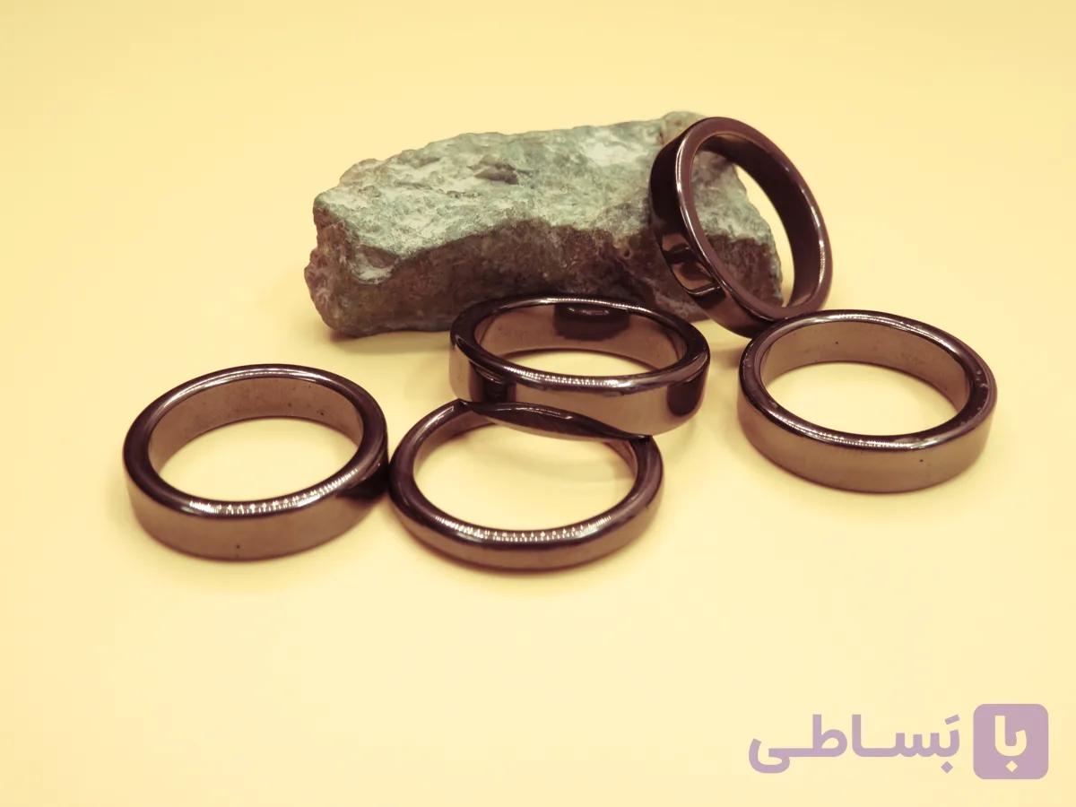 انگشتر سنگی حدید