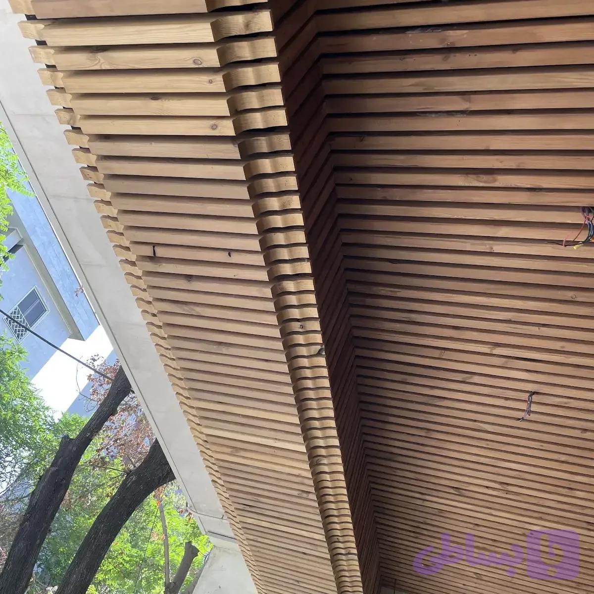سقف لوور چوبی — تصویر 1