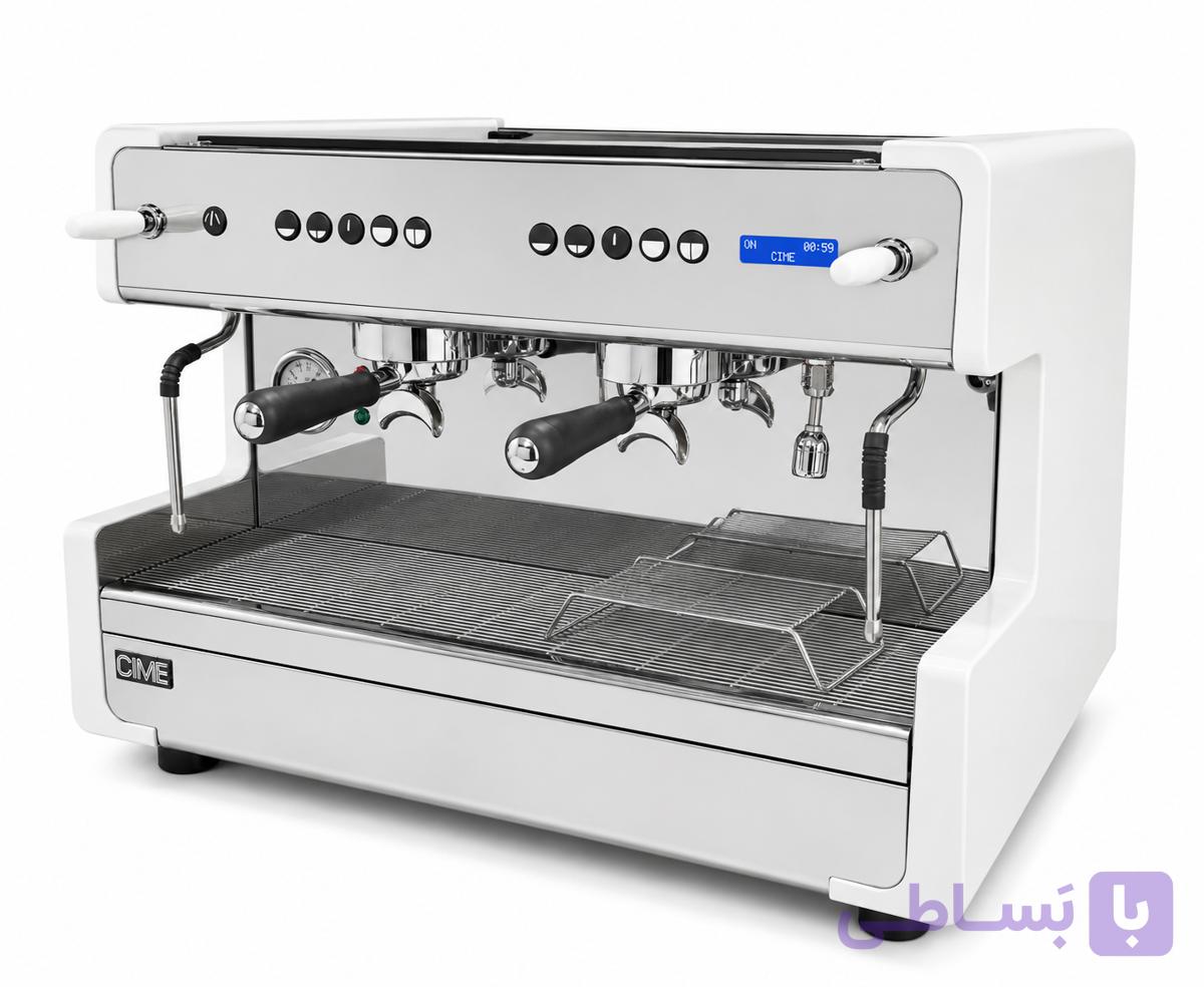 دستگاه اسپرسوساز صنعتی چیم سری 5 دو گروپ تال کاپ