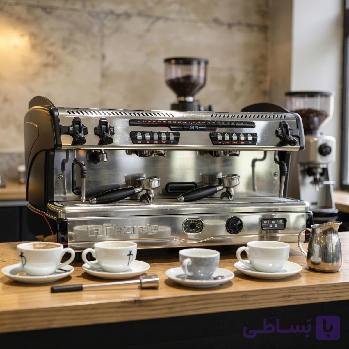 دستگاه اسپرسوساز صنعتی لاسپازیاله s5 دو گروپ