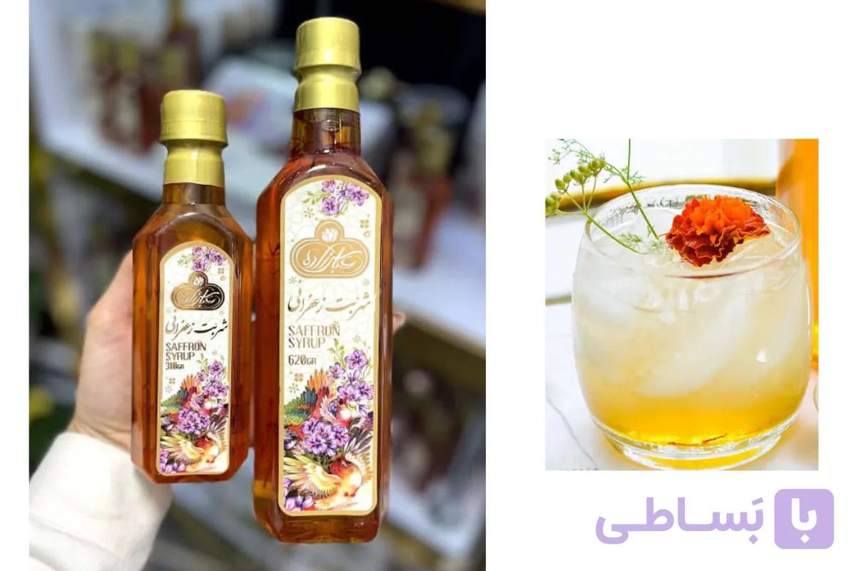 شربت زعفران ۶۲۰ گرمی عباس زاده اصل