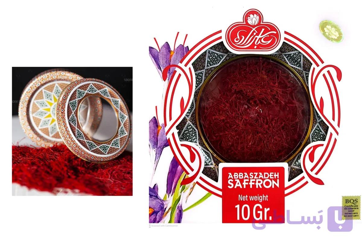 زعفران خاتم ۱۰ گرم سوپر نگین عباس زاده اصل