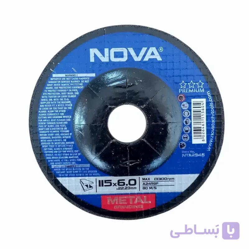 صفحه سنگ مینی ساب آهن نووا سایز 6*115 مدل 2946 — تصویر 1
