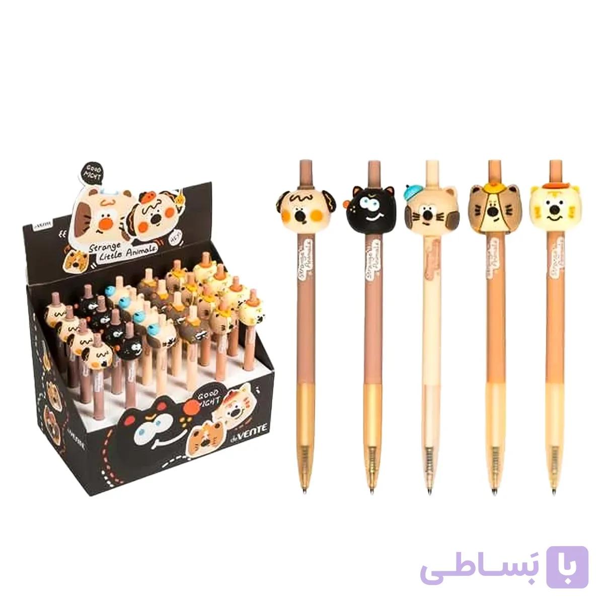 خودکار فانتزی عروسکی طرح حیوانات (۶ طرح مختلف) – Cute Animal Pen — تصویر 1
