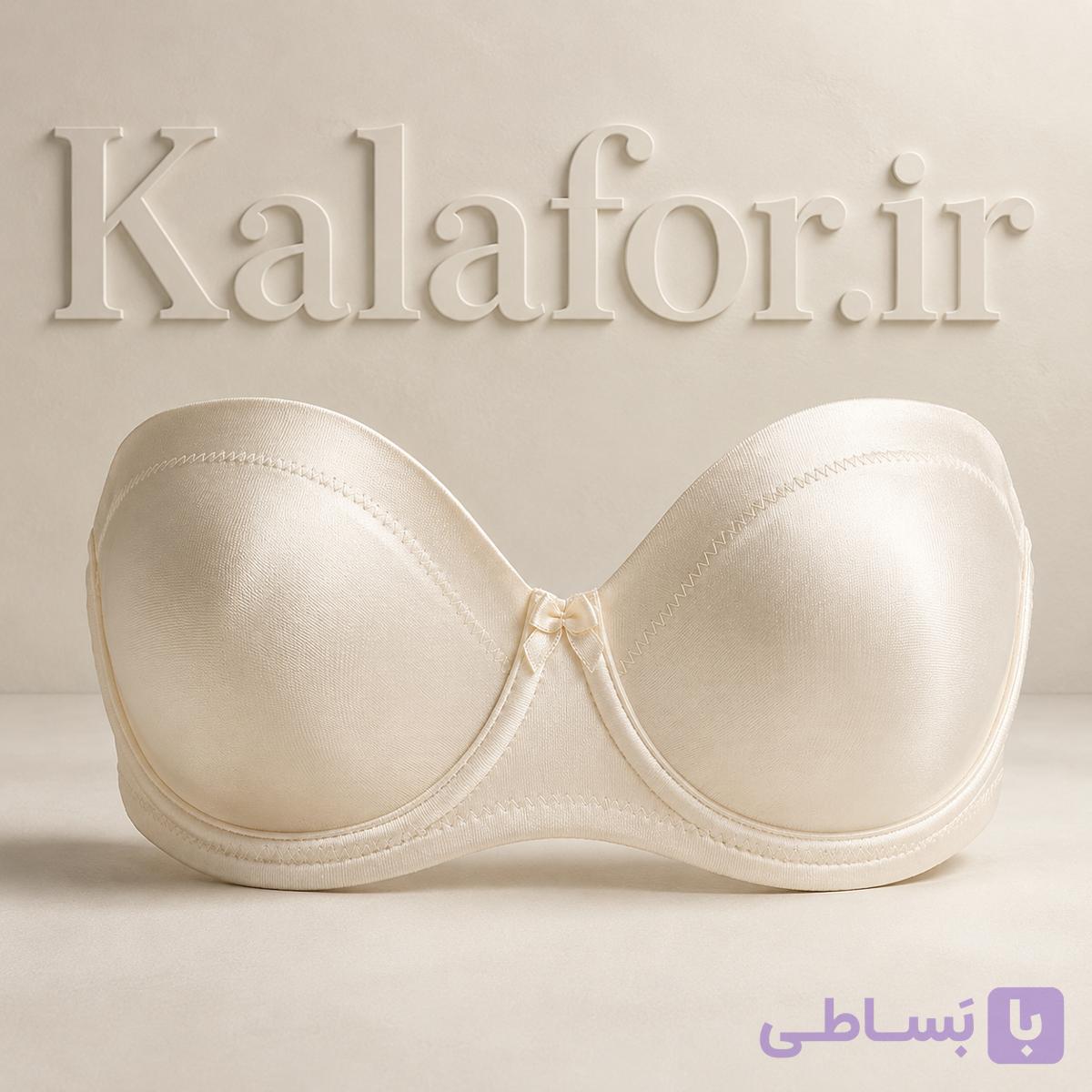 سوتین زنانه ینینچی مدل 1900 – سوتین بالکنی بنددار و استرپلس (بدون بند) — تصویر 1