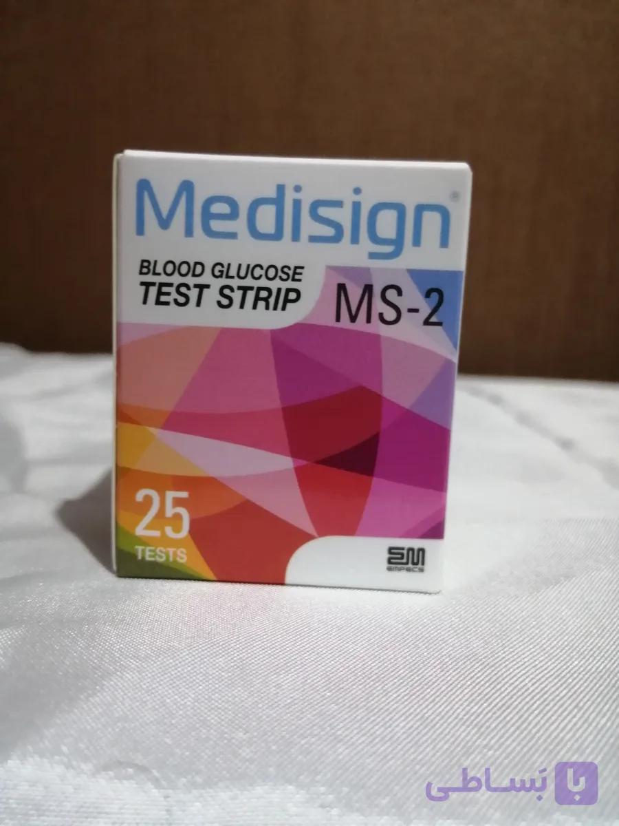 نوار تست قندخون مدیساین medisign