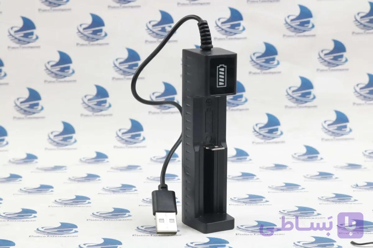 شارژر باتری لیتیوم یون چهارتایی با قابلیت قطع خودکار USB — تصویر 1