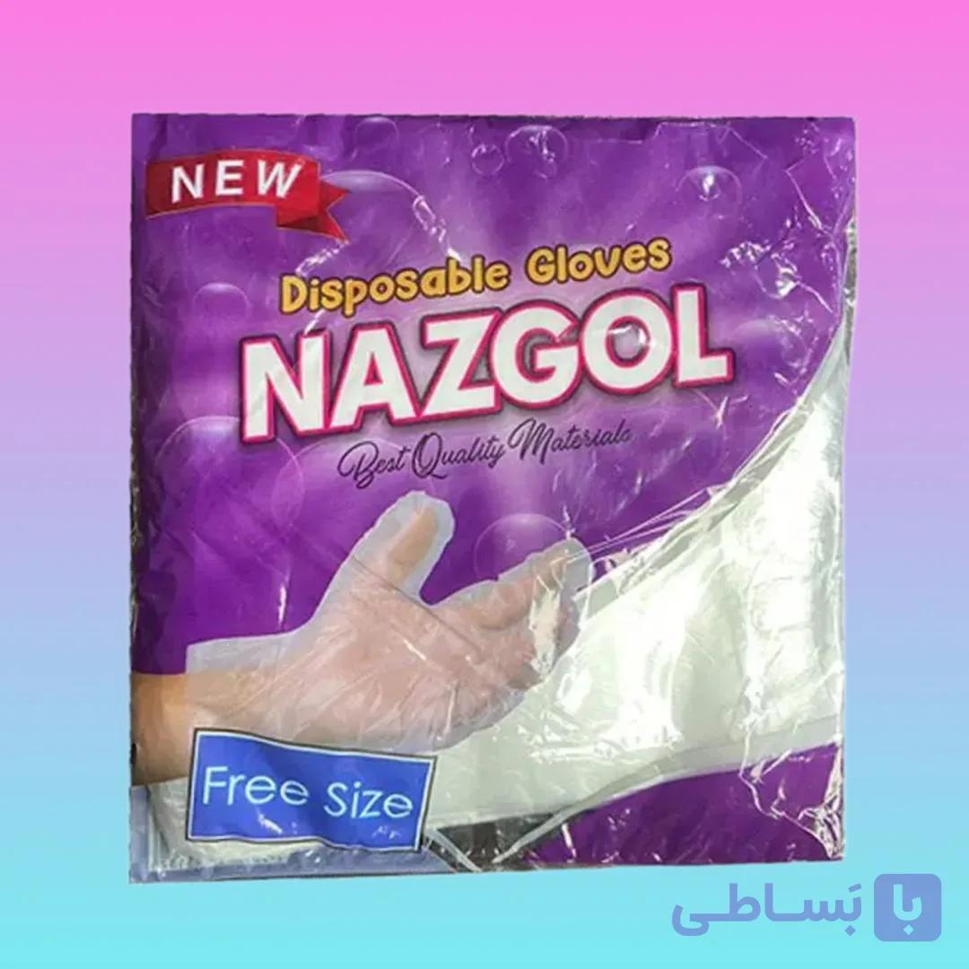 دستکش نایلونی نازگل