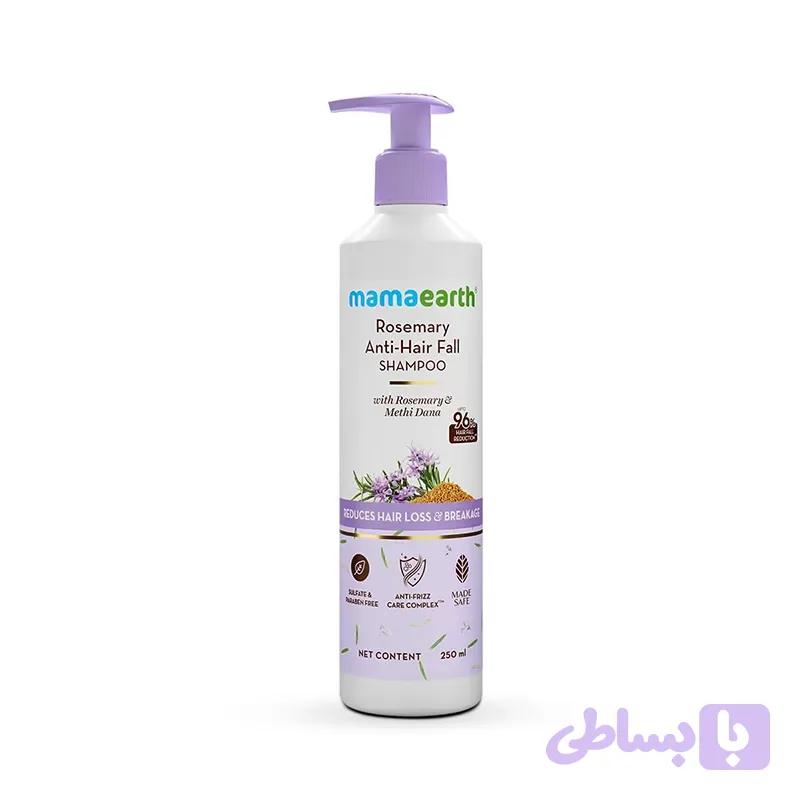 شامپو ضد ریزش رزماری ماما ارث حاوی رزماری و شنبلیله (Mamaearth Rosemary Anti-Hair Fall Shampoo)
