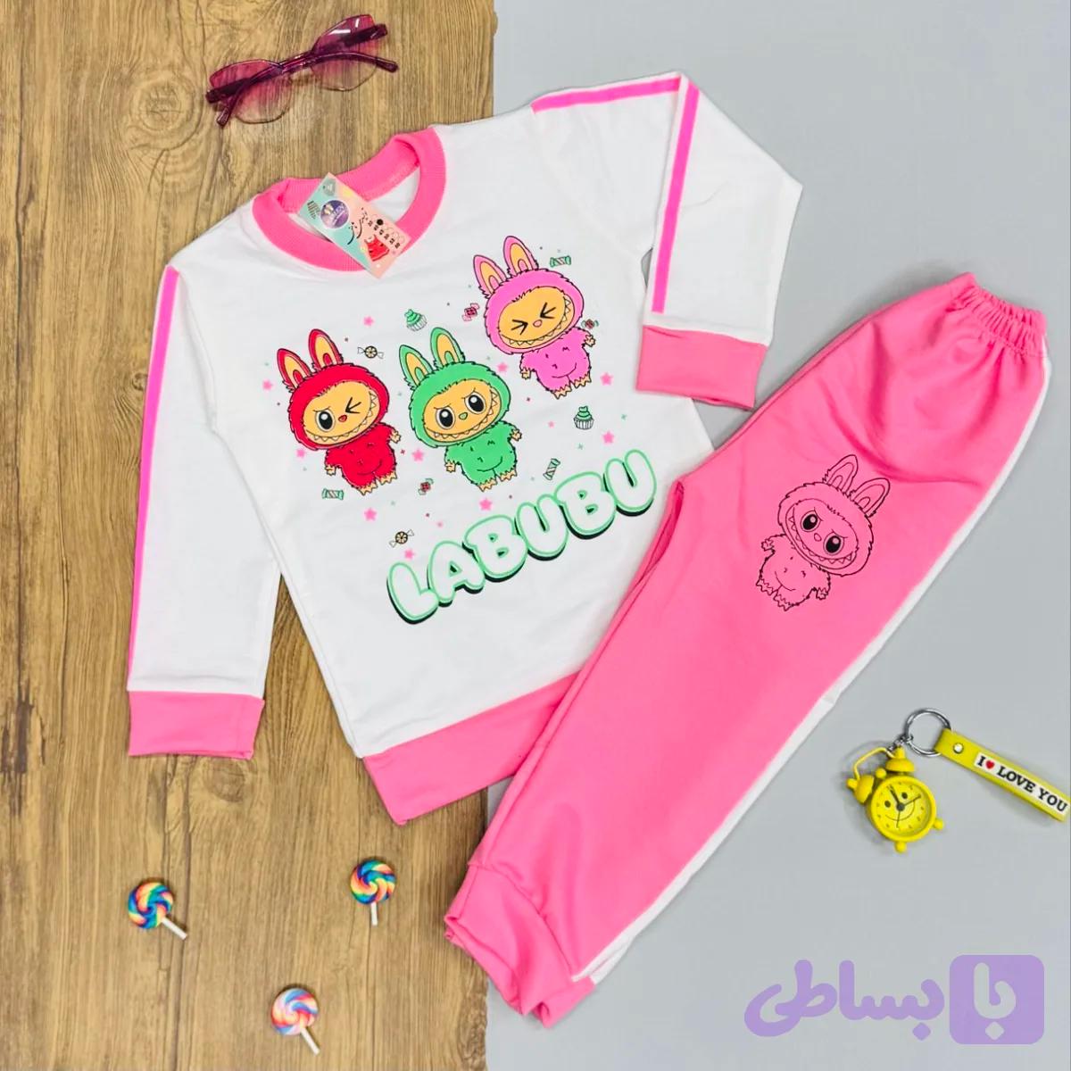 بلوز شلوار لبوبو سفید