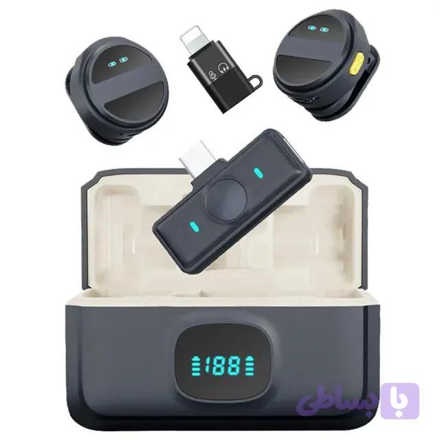 میکروفون یقه‌ای دو کاربره مدل SX21 (مناسب تایپ‌سی و آیفون)