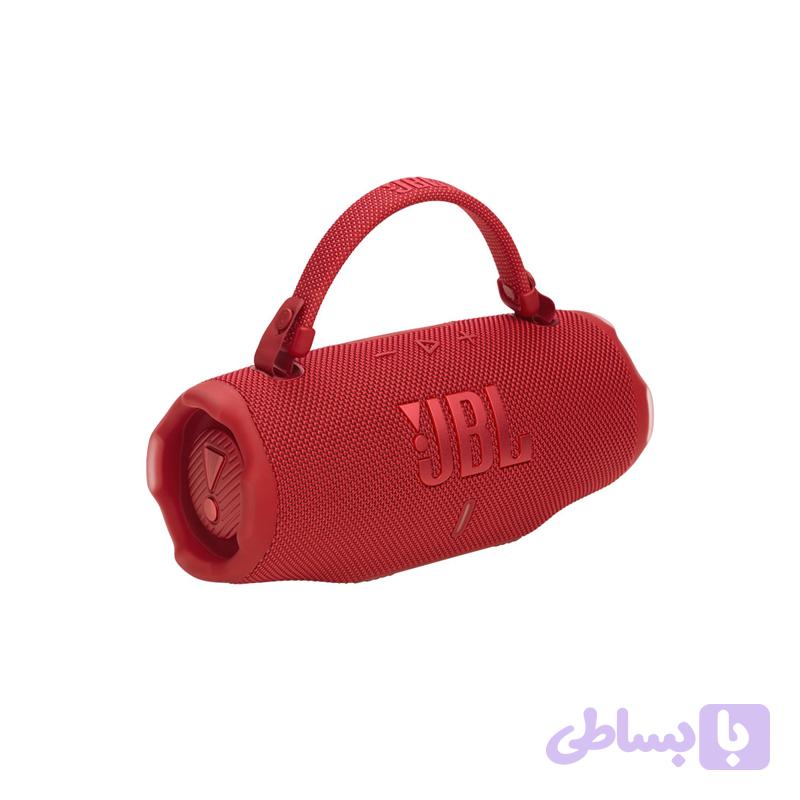 اسپیکر بلوتوثی قابل حمل JBL Charge 6 قرمز اورجینال با صدای JBL Pro و شارژدهی ۲۸ ساعته