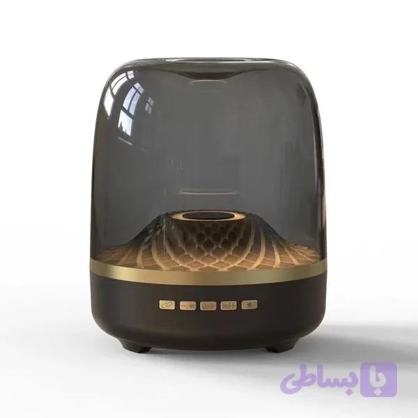 اسپیکر بلوتوثی قابل حمل طرح هارمن کاردن سایز مینی مدل GLASS 5 | صدای 360 درجه، بلوتوث 5.4 و نورپردازی LED