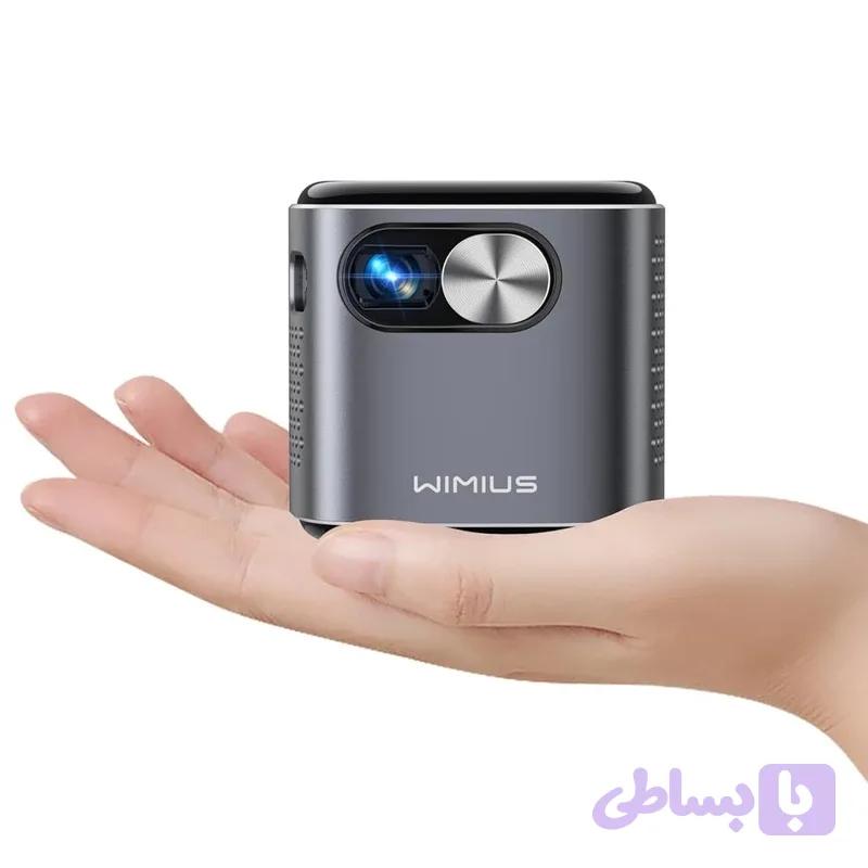 مینی پروژکتور جیبی WiMiUS Q2 Pro اورجینال – اندروید، WiFi 6 و بلوتوث 5.2، DLP، 1080p
