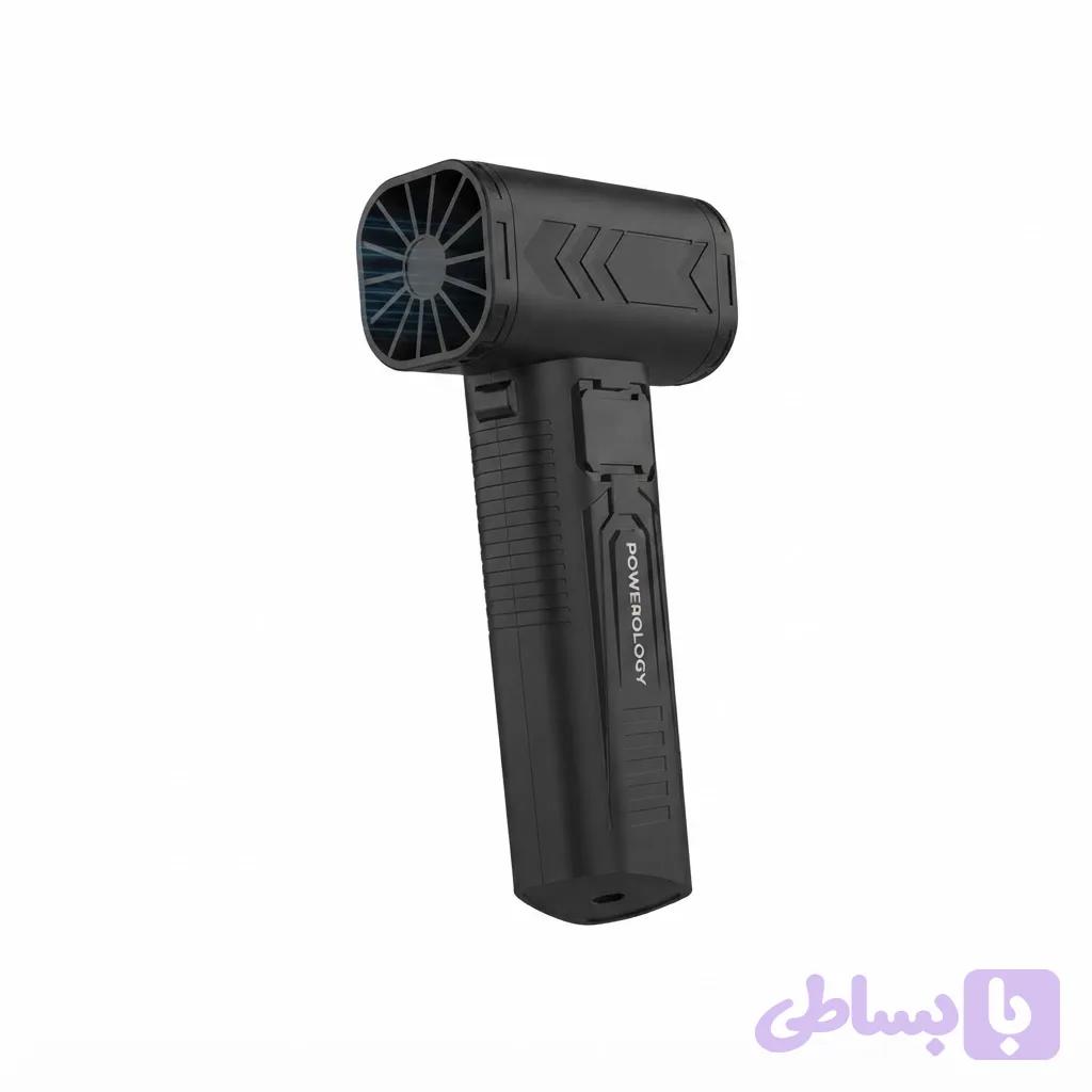 جت فن شارژی توربو Powerology مدل PWF201BK | بلوور ۱۰۰۰ وات با سرعت ۵۵,۰۰۰ دور