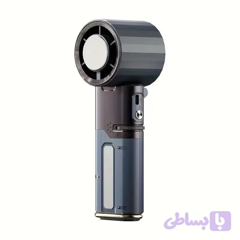پنکه دستی شارژی MF120 با قابلیت پاوربانک | فن گردنی و رومیزی