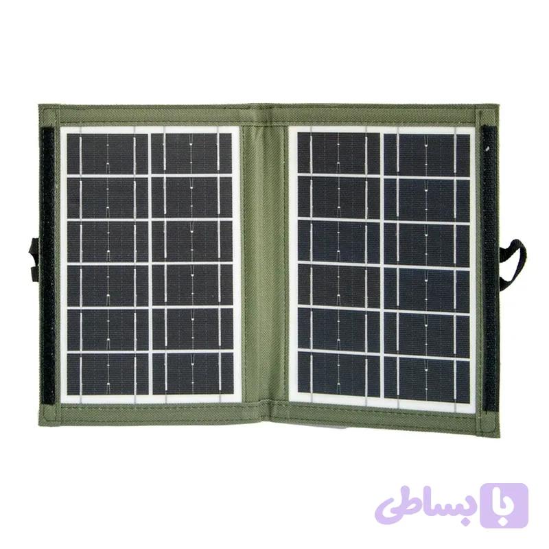 پنل خورشیدی تاشو CcLAMP مدل 7.2 وات (6V) مخصوص کوله‌پشتی و کیت بقا
