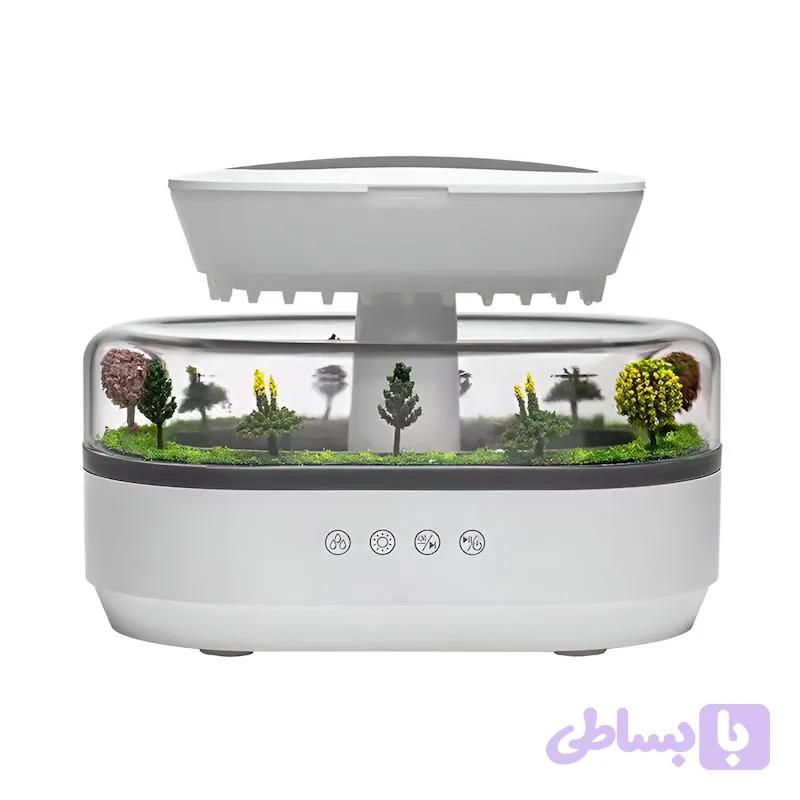 بخور سرد جنگل آمازون با چراغ خواب و افکت صوتی | Amazon Forest Humidifier