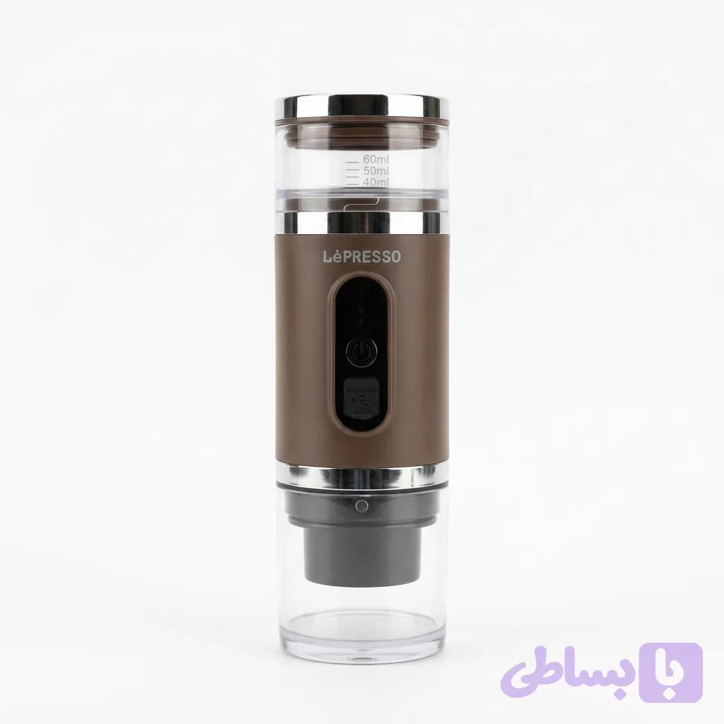 اسپرسوساز شارژی مسافرتی ۴ در ۱ لپرسو (LePresso) مدل ۲۰ بار