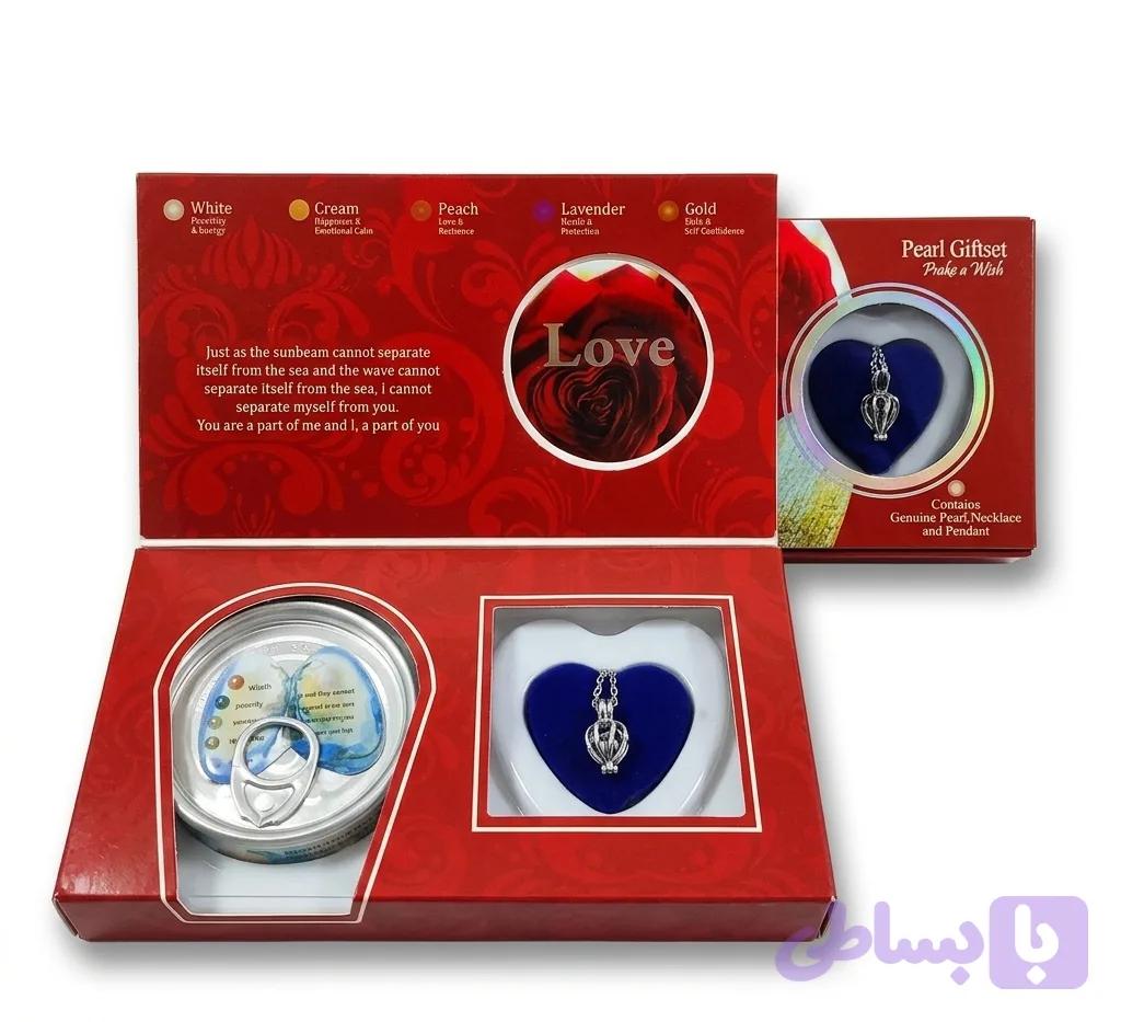 گردنبند مروارید عشق در صدف | Love Pearl Necklace