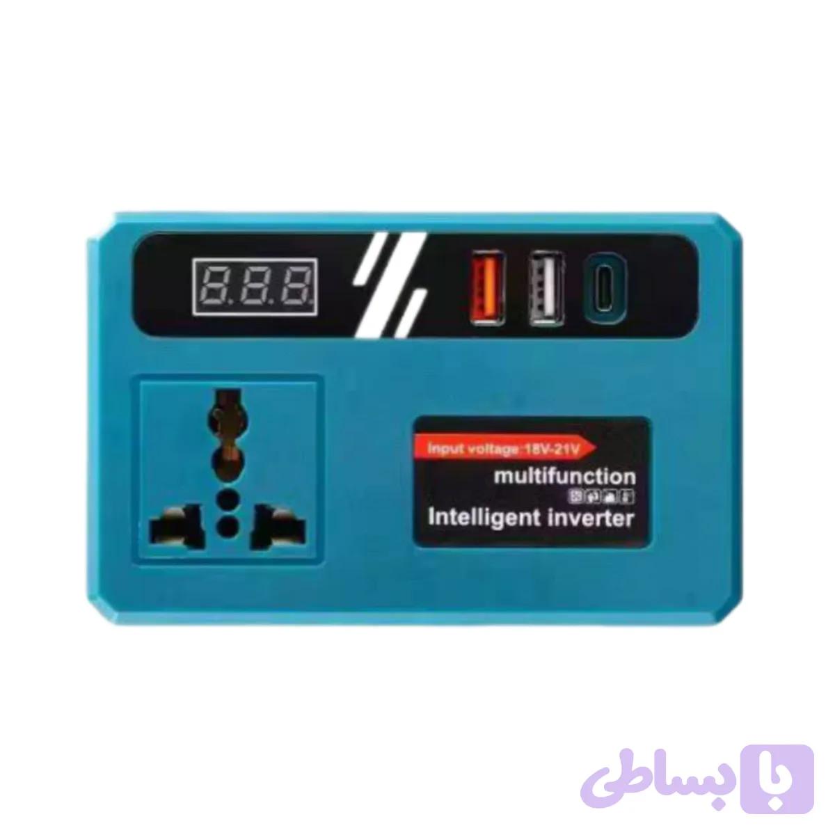 اینورتر هوشمند چندمنظوره Lyxun تک پریز | دو باتری 10 سلولی (128V MAX)