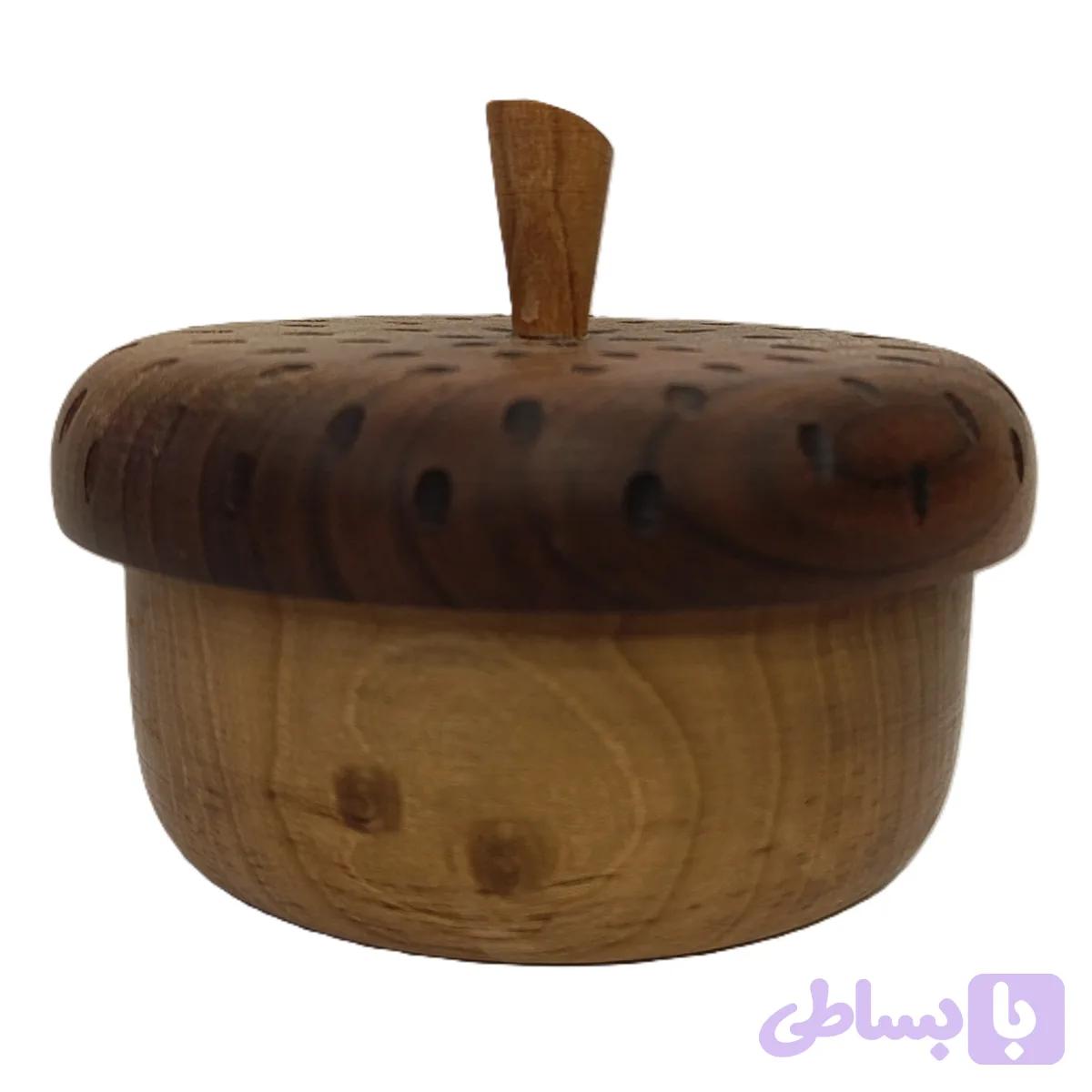 قندان چوبی طرح بلوط مدل Chb-12