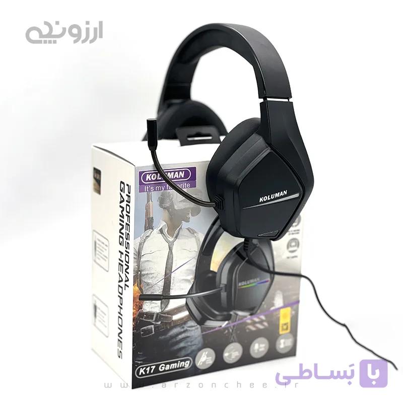 هدفون گیمینگ مدل koluman k17 — تصویر 1
