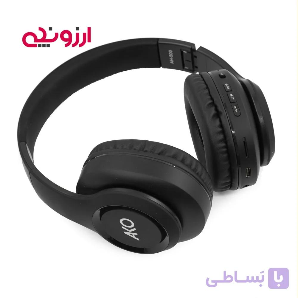 هدفون بلوتوثی آکو مدل AH-500  (کد3701) — تصویر 1