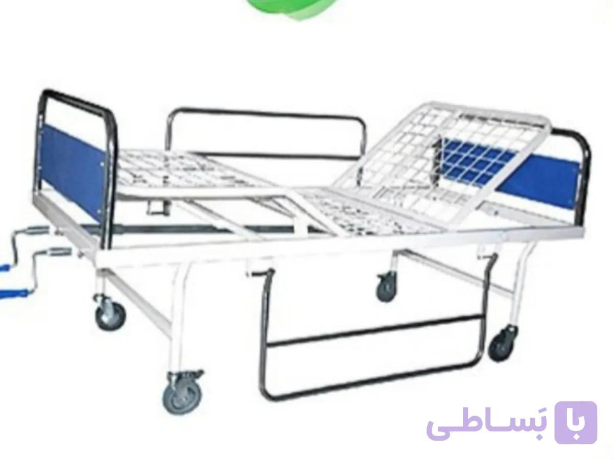تخت بیمار  سه شکن بیمارستانی