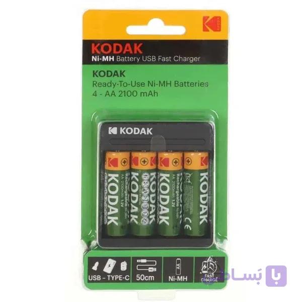 باتری قلم شارژی کداک kodak  اصلی 4 تایی همراه با شارژر
