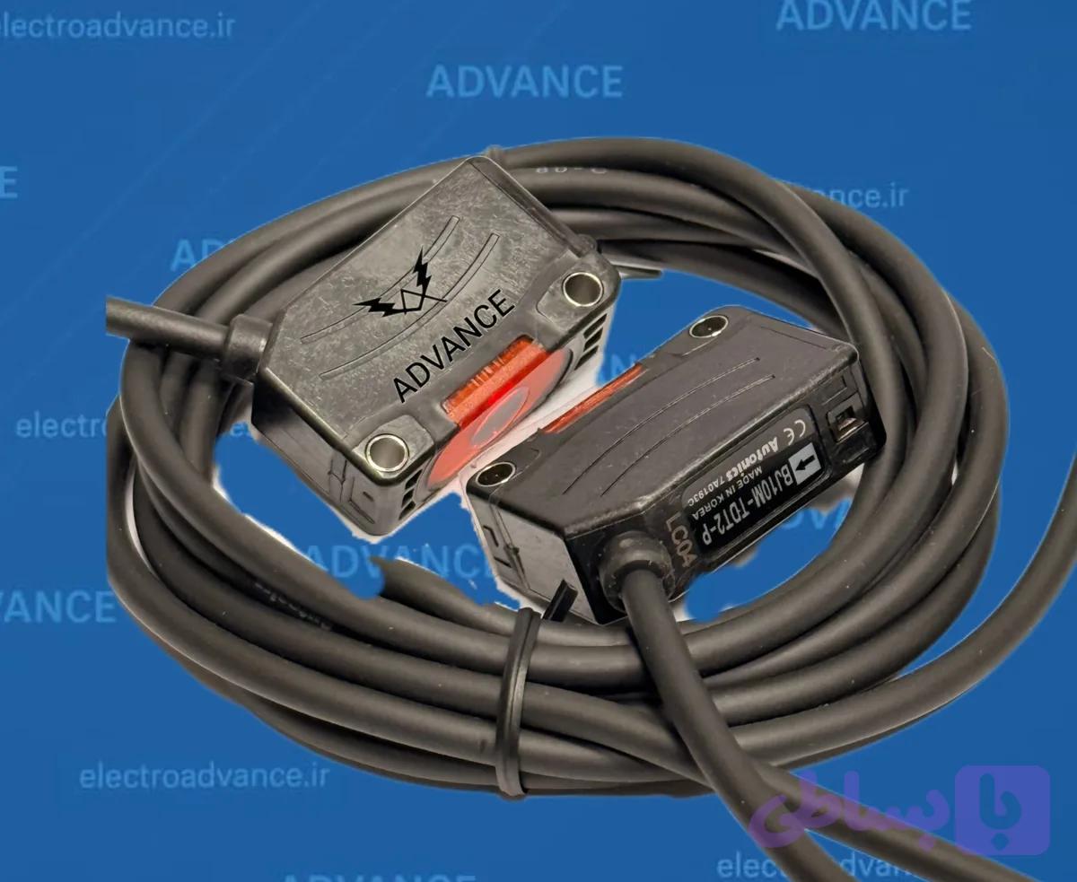 سنسور نوری مکعبی دو طرفه مدل BJ10M-TDTD-P برند آتونیکس