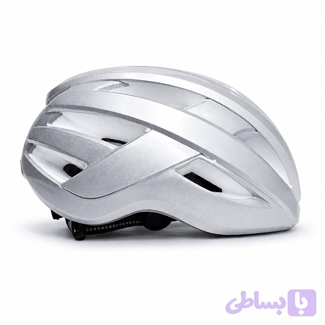 کلاه اسکیت شاین نقره ای