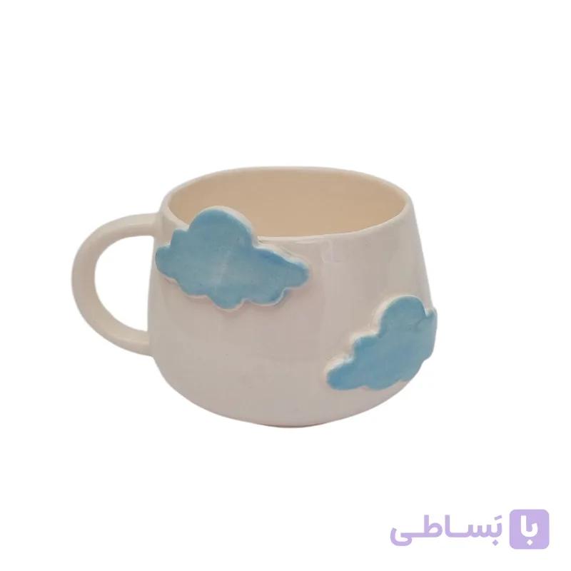 فنجان سرامیکی مدل ابری