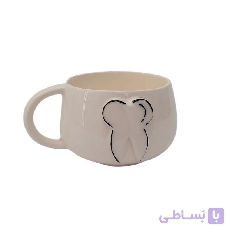فنجان سرامیکی طرح دندان ، دندانپزشک
